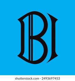 BI letter logo Creative Design.
BI monogram Logo Unique Concept Vector.
BI creative  modern flat abstract  initials letter logo.
