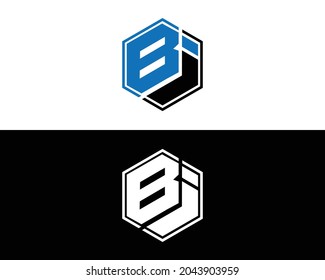 BI Letter Logo And Icon Vector Element Design.