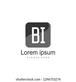 BI Letter Logo template
