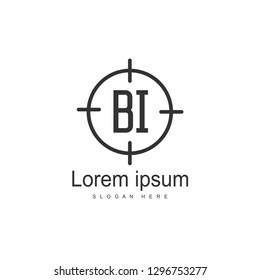 BI Letter Logo template
