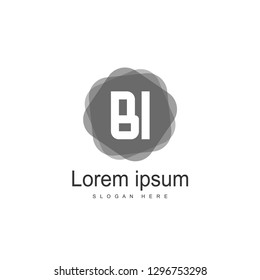 BI Letter Logo template