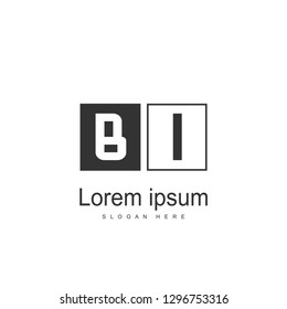 BI Letter Logo template