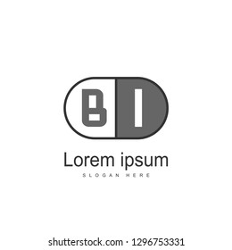 BI Letter Logo template