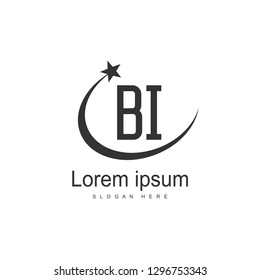 BI Letter Logo template