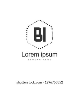 BI Letter Logo template