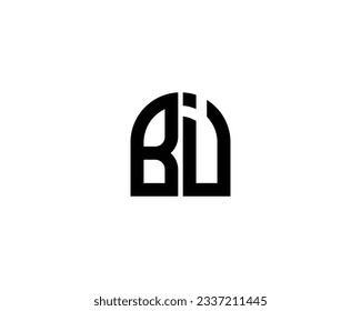 BI logo design vector template