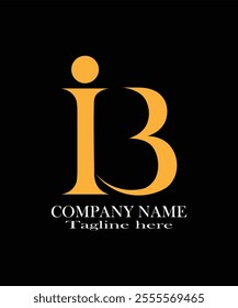  bi logo vector design template
