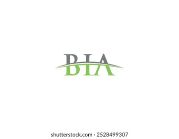 BIA logo design vector icon template with white background