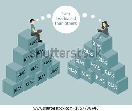 The bias blind spot is the cognitive bias which has tendency of people to see themselves as less biased than others