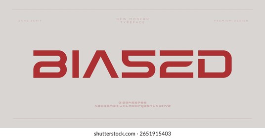 Biased creative modern stylish calligraphy letter logo design