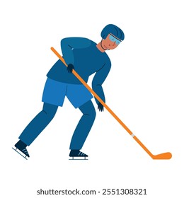 biathlon sport player man isolated design