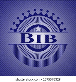 Bib denim background