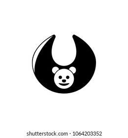 bib icon. Element of children illustration. Premium quality graphic design icon. Signs and symbols collection icon for websites, web design, mobile app on white background