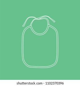 Bib icon, vector illustration design. Baby collection.