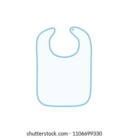 Bib icon, vector illustration design. Baby collection.
