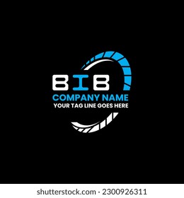 BIB letter logo creative design with vector graphic, BIB simple and modern logo. BIB luxurious alphabet design  