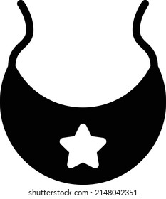 bib Vector illustration on a transparent background. Premium quality symbols. Glyphs  vector icon for concept and graphic design.