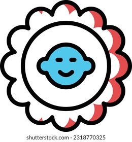 bib Vector illustration on a transparent background. Premium quality symmbols. Line Color vector icons for concept and graphic design.