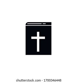 Bibble book easter black icon