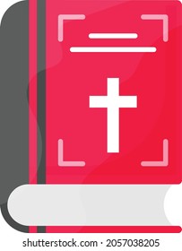 Bible Book Concept Vector Icon Design, Halloween costume Symbol, Holiday Celebrations Sign, Saints Eve festivals Stock illustration