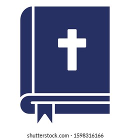 
Bible, book, cross, holy Isolated Vector icon which can easily modify or edit
