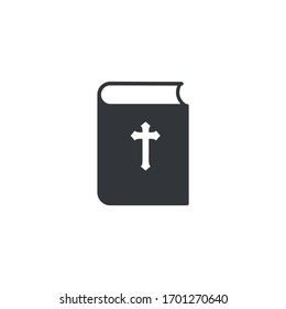 Bible book icon. mission, Bible Society. Stock Vector illustration isolated on white background.