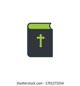 Bible book icon. mission, Bible Society. Stock Vector illustration isolated on white background.