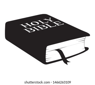 Bible book icon vector illustration on white background