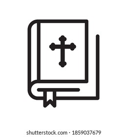 Bible Book Icon Vector Illustration Design