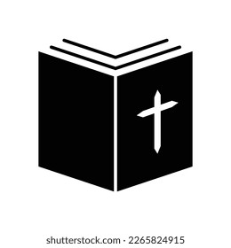 bible book icon, bible vector, book illustration