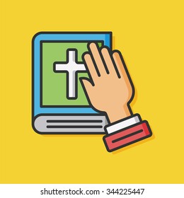 bible book vector icon