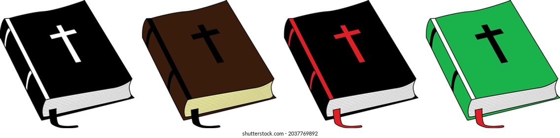 bible book vector - Icon isolated