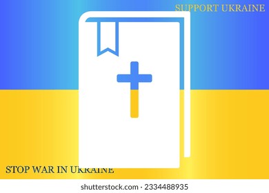 Bible book vector icon. Bible book symbol.