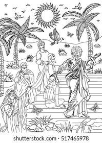 bible coloring page