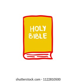 Bible doodle icon