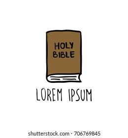 Bible doodle icon