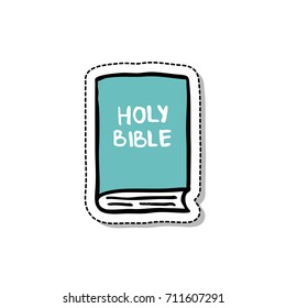 Bible doodle icon