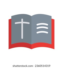 Bible The Everlasting Word Flat Icon