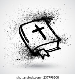 Bible. Grunge style