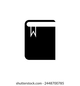 Bible Holy Book flat vector icon. Simple solid symbol isolated on white background