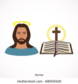 Bible holy book  icon for websites