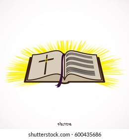 Bible holy book  icon for websites