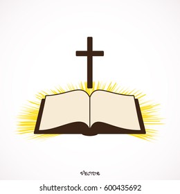 Bible holy book  icon for websites