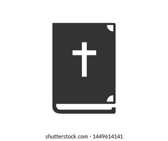 Bible icon. Bible book vector design.  