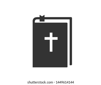 Bible icon. Bible book vector design.    Holy book icon. 