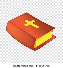 Bible icon. Cartoon illustration of bible vector icon for web