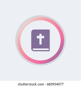 Bible icon. Christian's book