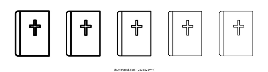 Bible icon concept. graphic design, logo, Web, UI.