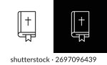 Bible icon design vector art Illustrations