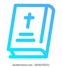 Elemento de ícone da Bíblia para design